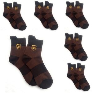 UPS Socks High Ankle Socks 6 Pairs ALL Sizes